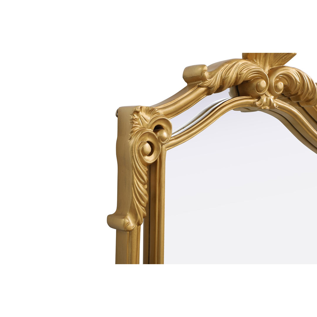 25.5X36 Traditional Mirror In Gold Leaf
