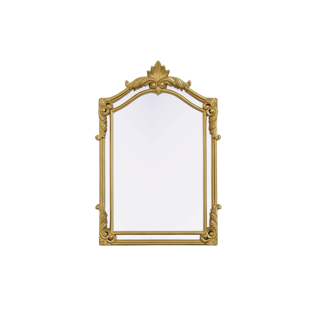 28.5X42 Traditional Mirror In Gold Leaf by Elegant Kitchen and Bath