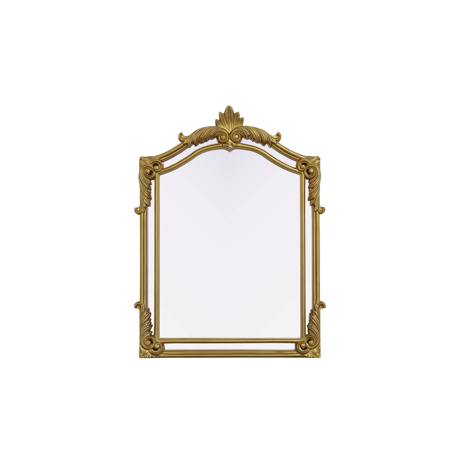 31.5X42 Traditional Mirror In Gold Leaf by Elegant Kitchen and Bath
