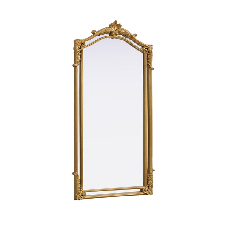 33.5X66 Traditional Mirror In Gold Leaf