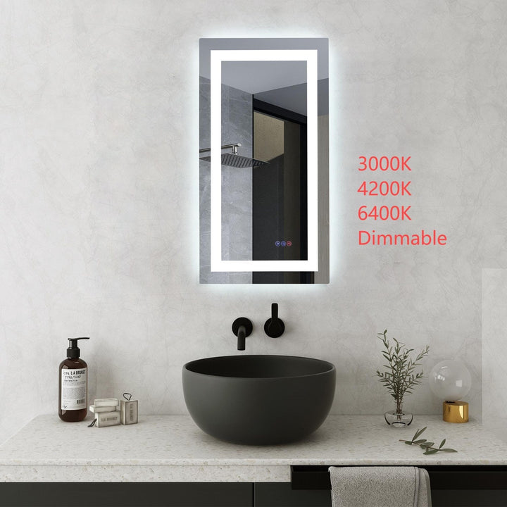 36X18 Led Mirror, Adjustable Color 3000K/4200K/6400K