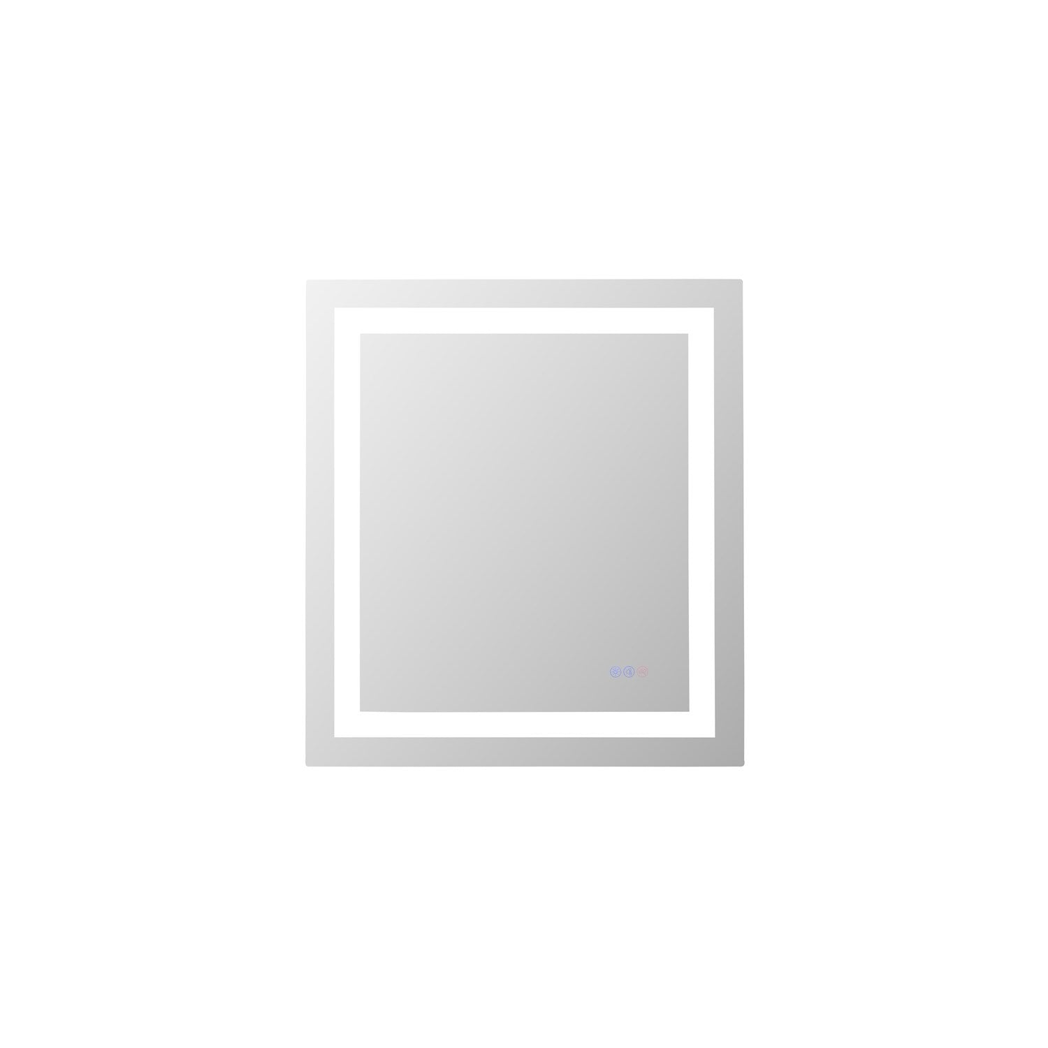 30X27 Led Mirror, Adjustable Color 3000K/4200K/6400K by Elegant Kitchen and Bath