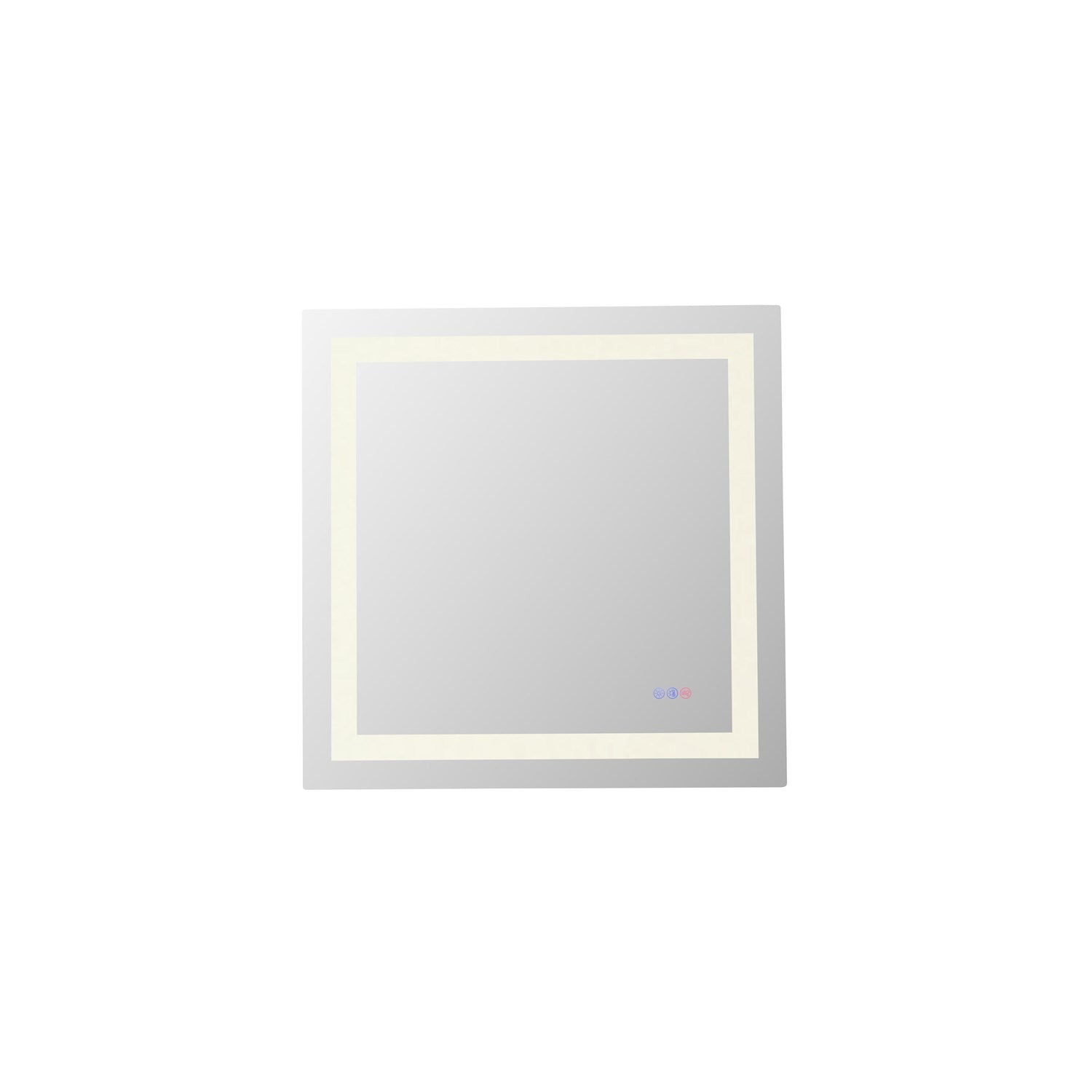 30X30 Led Mirror, Adjustable Color 3000K/4200K/6400K by Elegant Kitchen and Bath