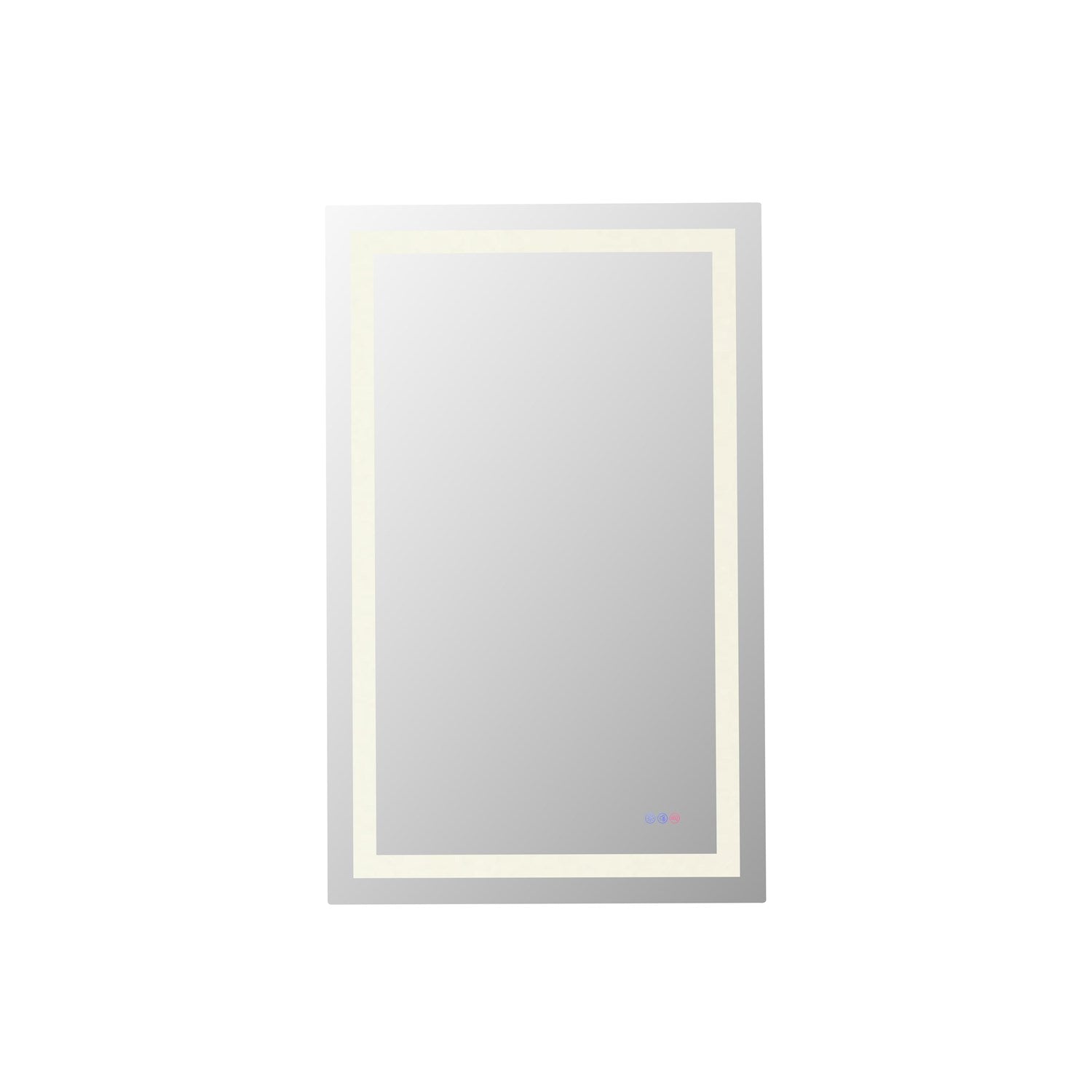 48X30 Led Mirror, Adjustable Color 3000K/4200K/6400K by Elegant Kitchen and Bath