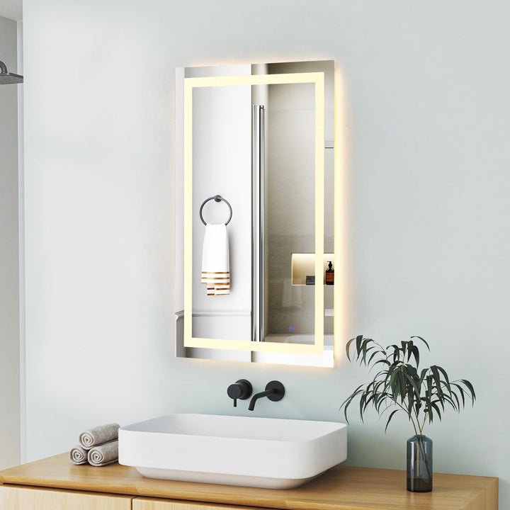 48X30 Led Mirror, Adjustable Color 3000K/4200K/6400K