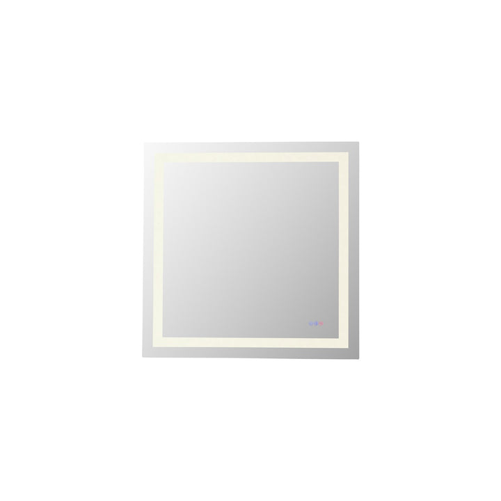 36X36 Led Mirror, Adjustable Color 3000K/4200K/6400K by Elegant Kitchen and Bath