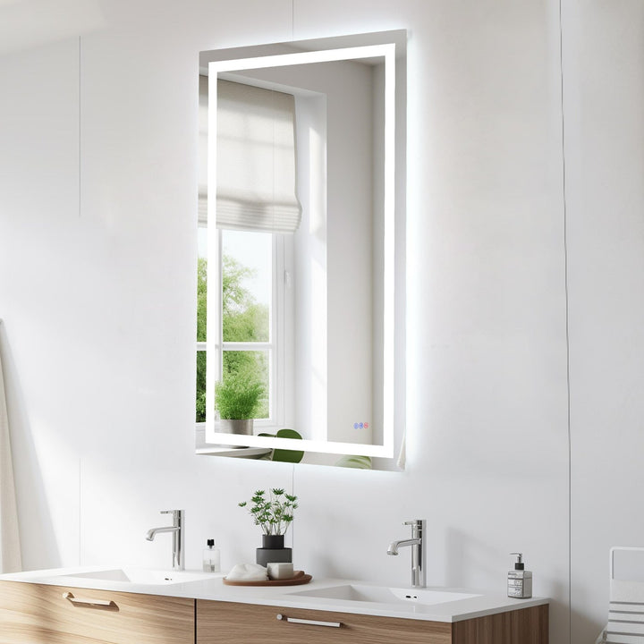 60X36 Led Mirror, Adjustable Color 3000K/4200K/6400K