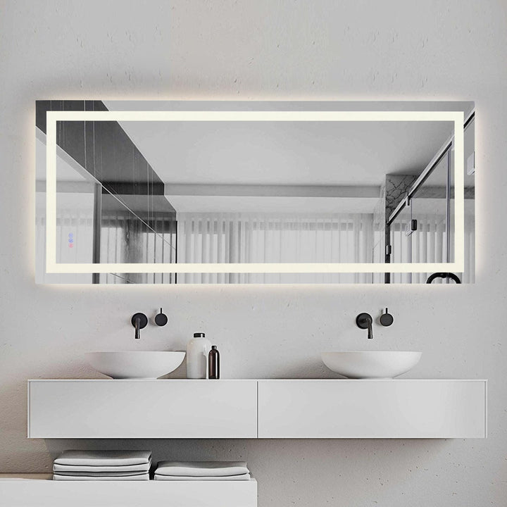 72X42 Led Mirror, Adjustable Color 3000K/4200K/6400K