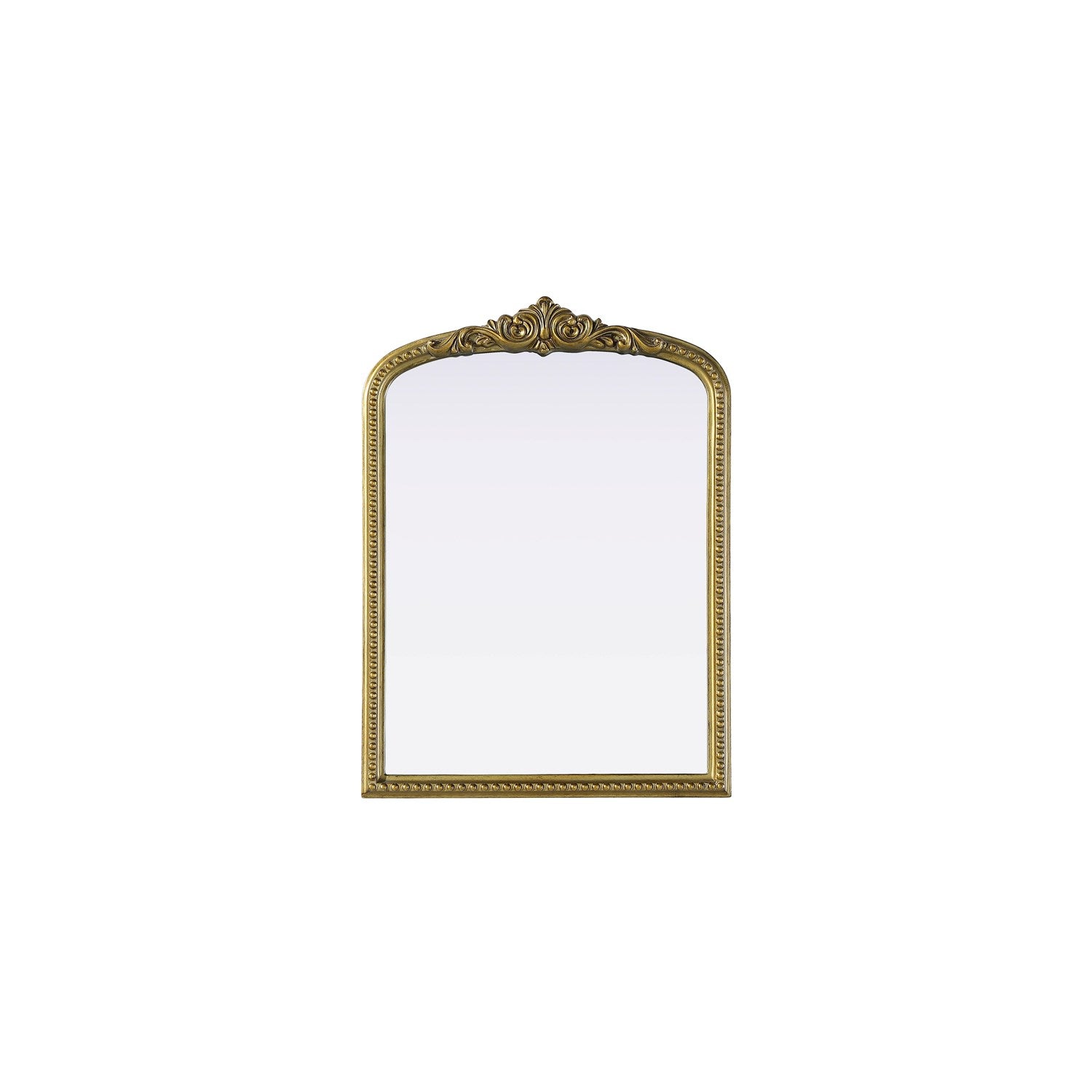 Vintage Resin Mirror 22X30 In Antique Brass by Elegant Decor