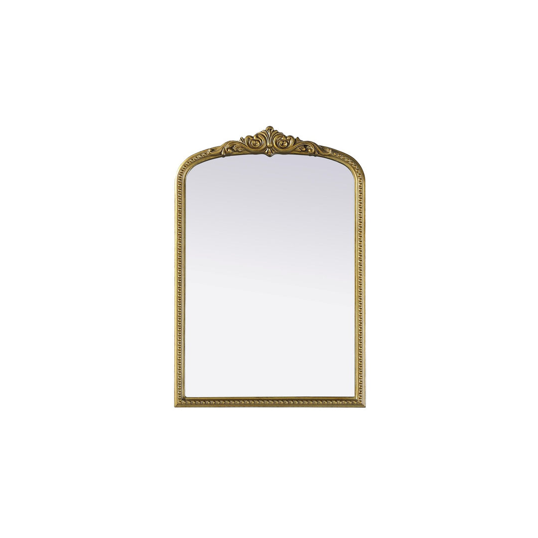 Vintage Resin Mirror 24X36 In Antique Brass by Elegant Decor