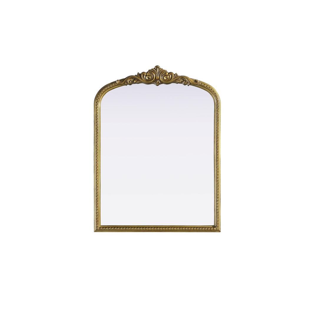 Vintage Resin Mirror 27X36 In Antique Brass by Elegant Decor