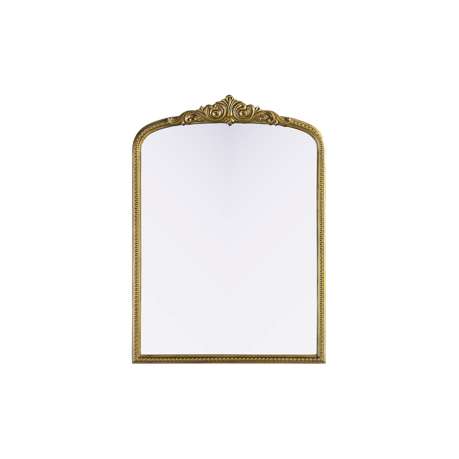 Vintage Resin Mirror 30X42 In Antique Brass by Elegant Decor