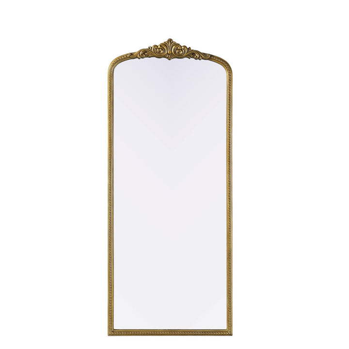 Vintage Resin Mirror 30X72 In Antique Brass by Elegant Decor