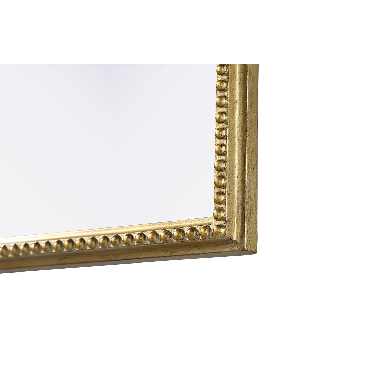 Vintage Resin Mirror 36X42 In Antique Brass