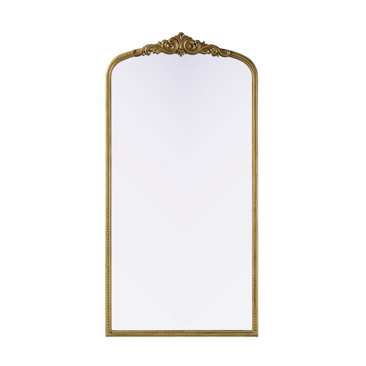 Vintage Resin Mirror 36X72 In Antique Brass by Elegant Decor