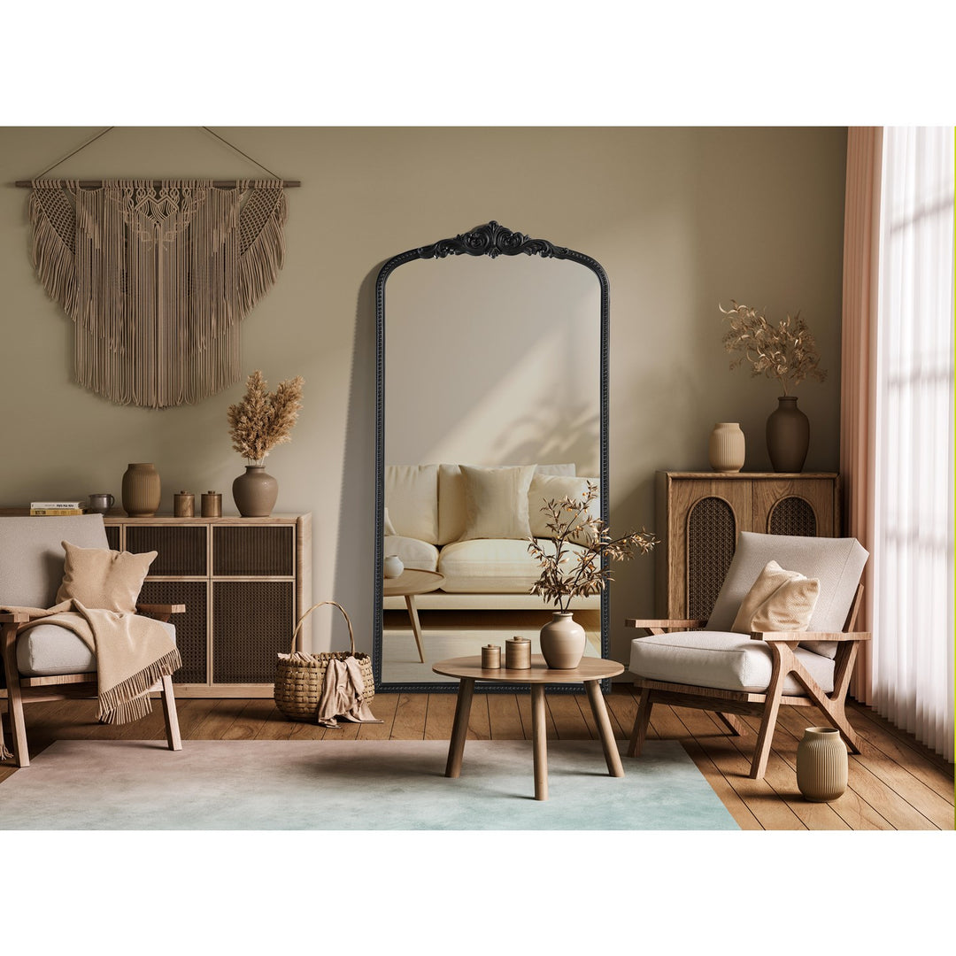 Vintage Resin Mirror 36X72 In Vintage Bronze