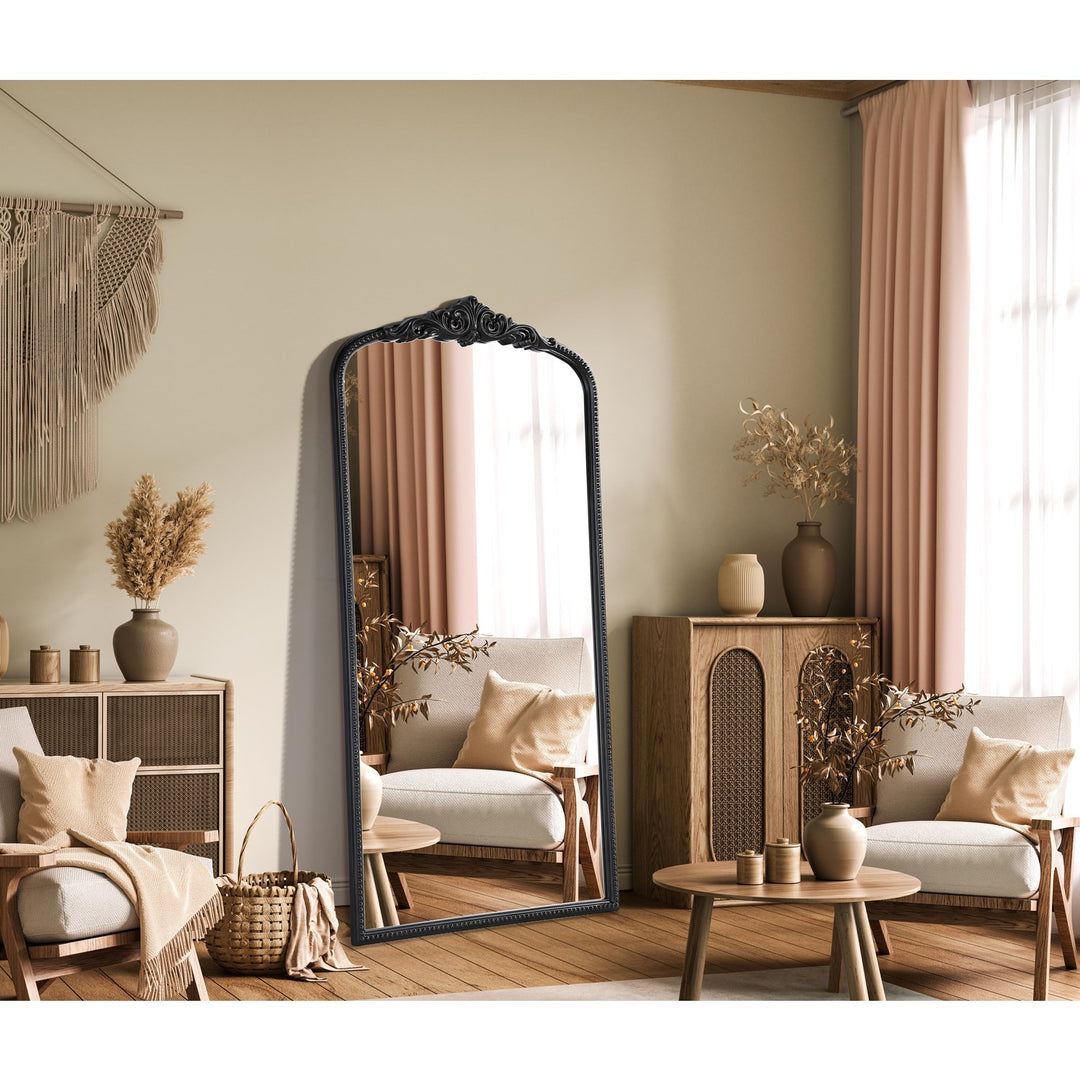 Vintage Resin Mirror 36X72 In Vintage Bronze