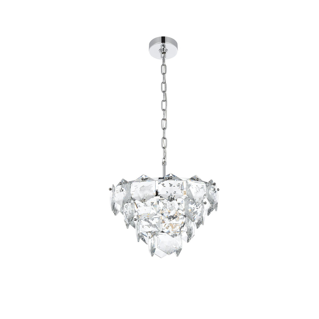 16 Inch Chandelier In Chrome