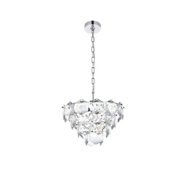 16 Inch Chandelier In Chrome