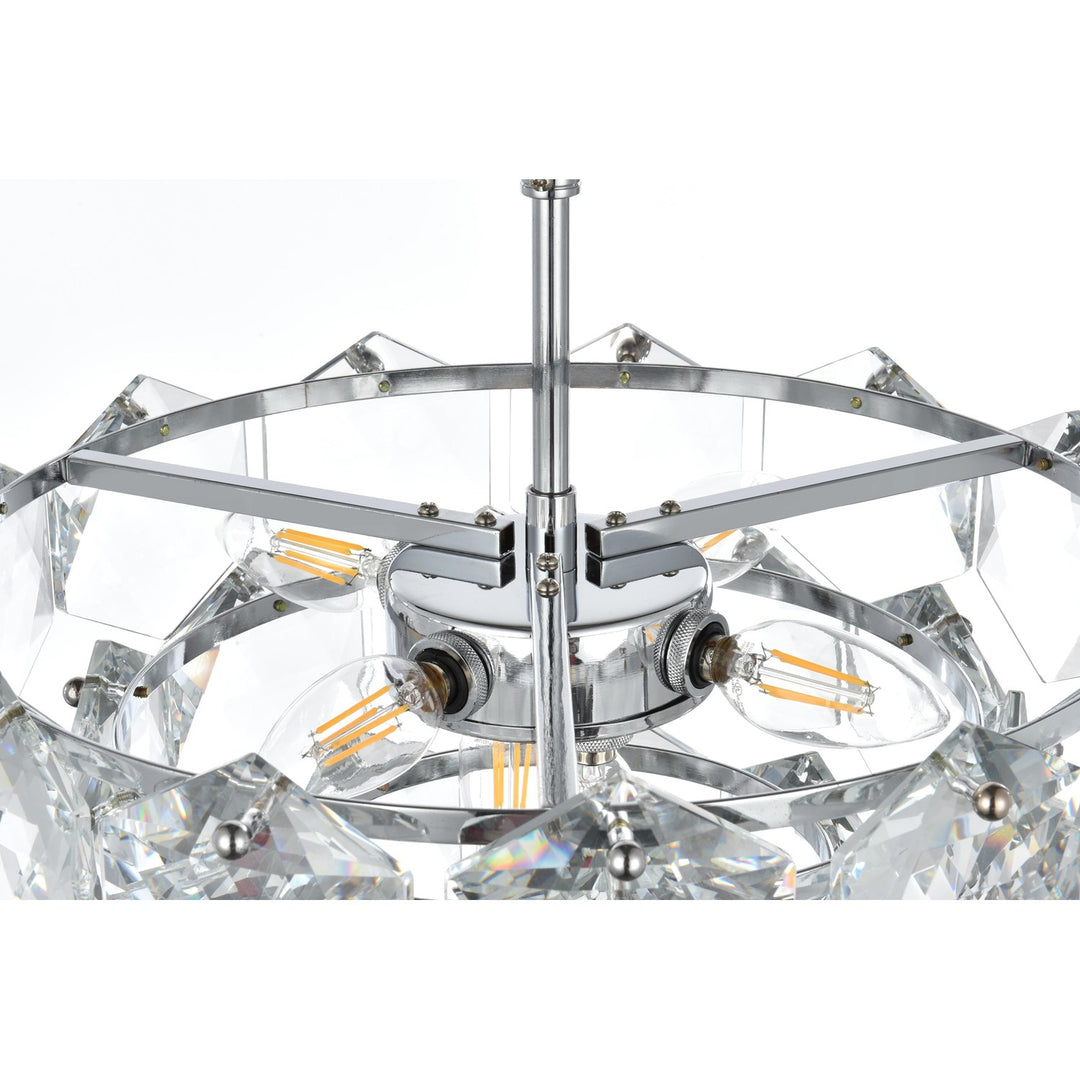 16 Inch Chandelier In Chrome