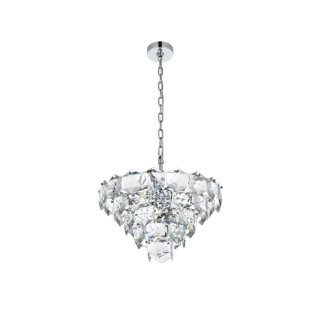 20 Inch Chandelier In Chrome