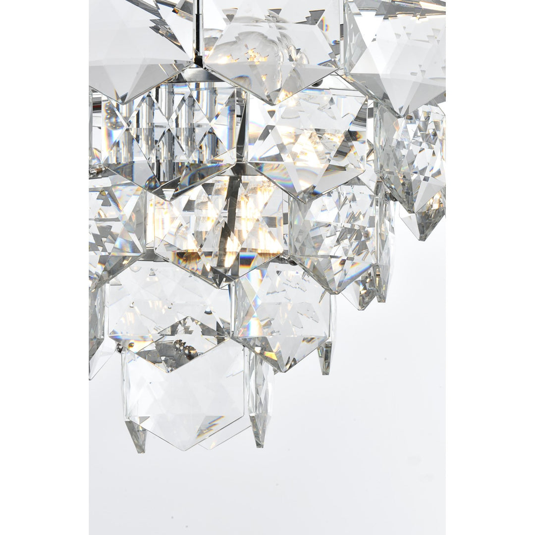 20 Inch Chandelier In Chrome