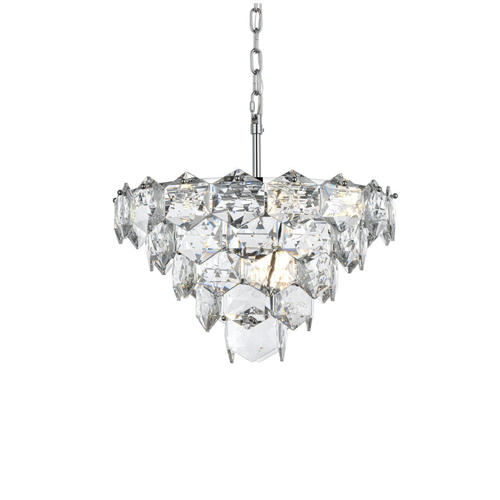 20 Inch Chandelier In Chrome
