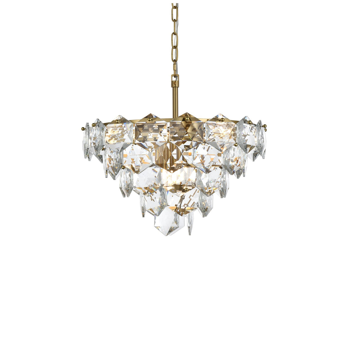 20 Inch Chandelier In Satin Gold