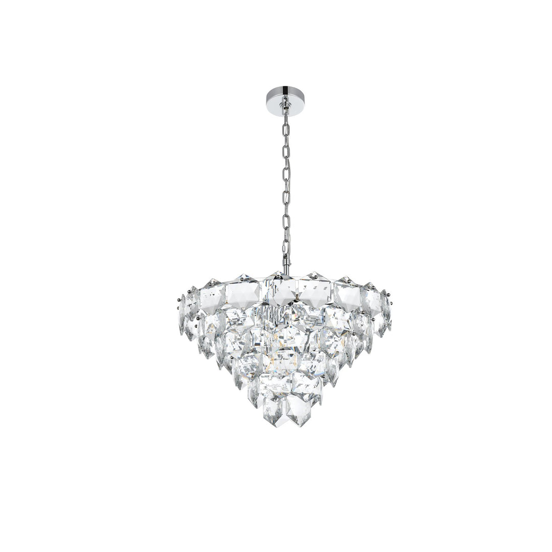 24 Inch Chandelier In Chrome