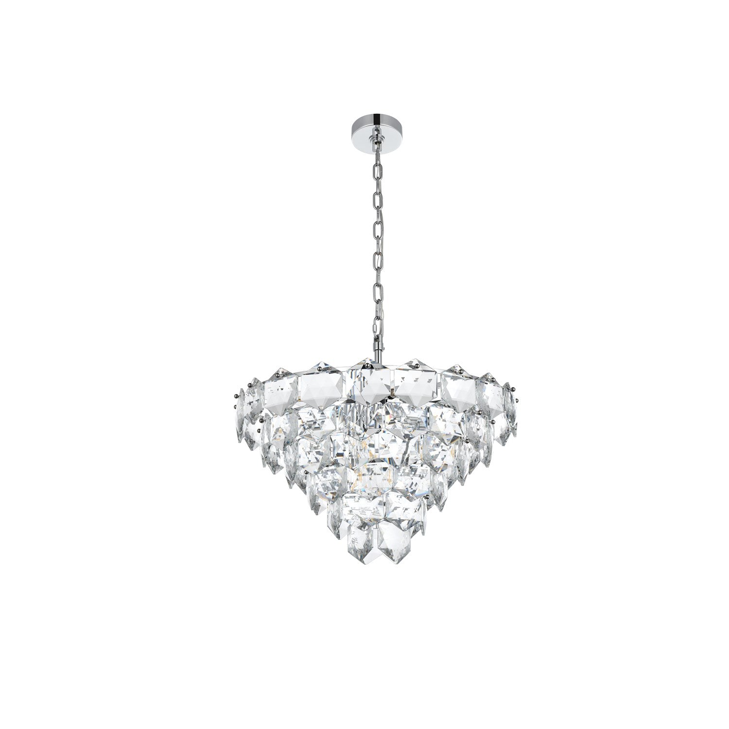 24 Inch Chandelier In Chrome