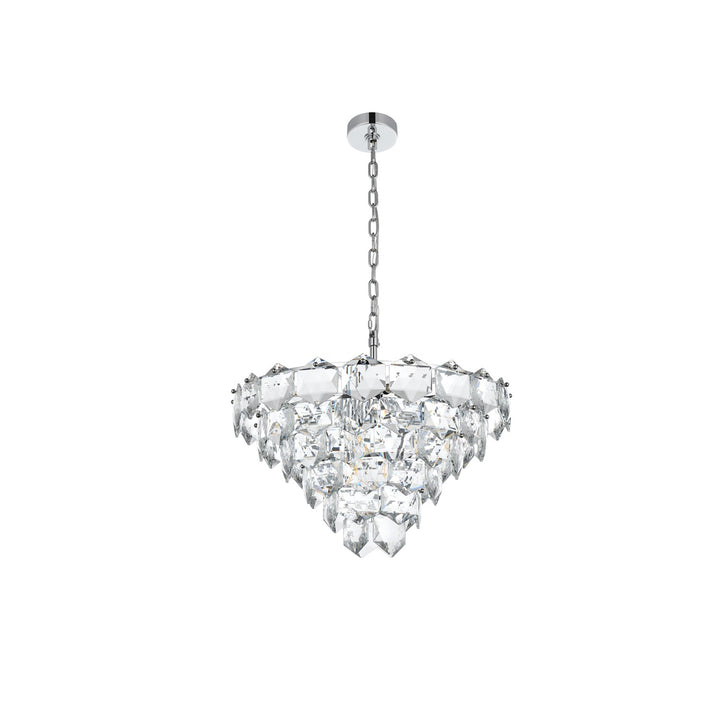 24 Inch Chandelier In Chrome
