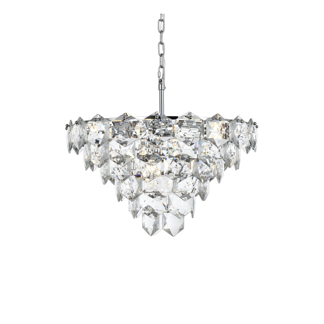 24 Inch Chandelier In Chrome