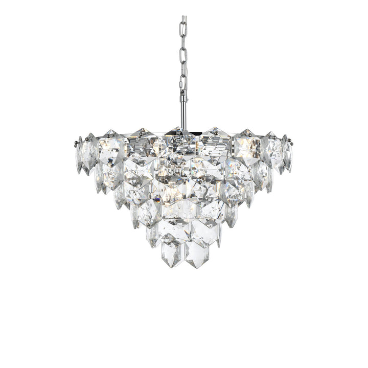 24 Inch Chandelier In Chrome