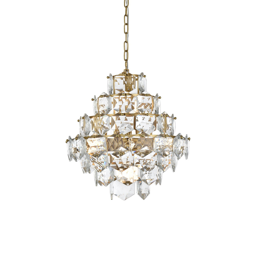 20 Inch Chandelier In Satin Gold