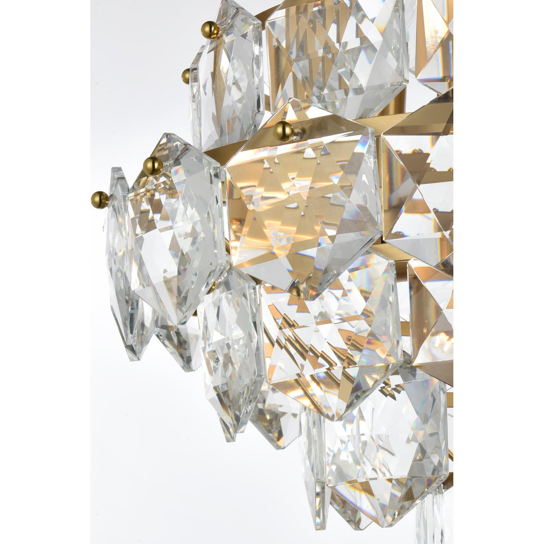 20 Inch Chandelier In Satin Gold