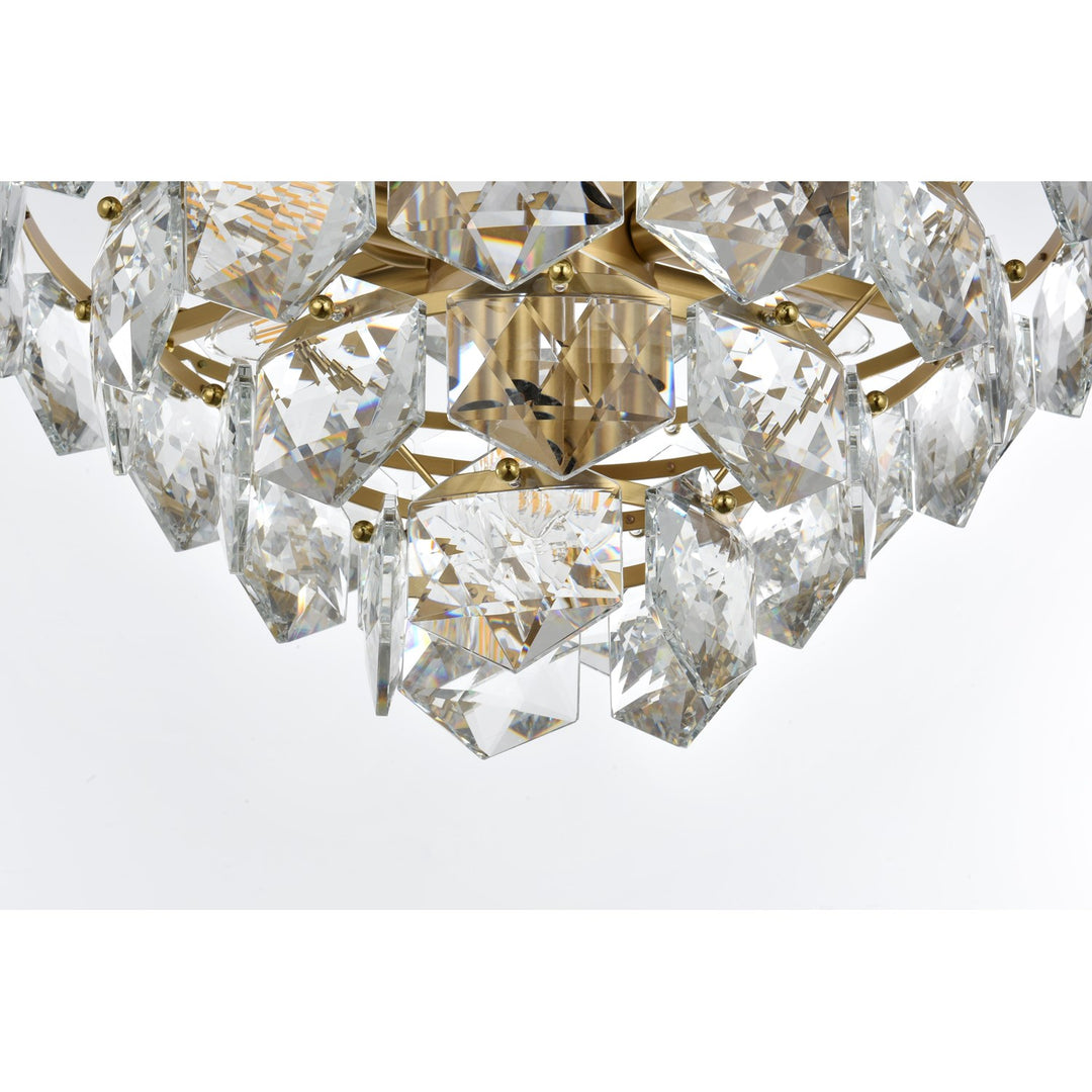 20 Inch Chandelier In Satin Gold