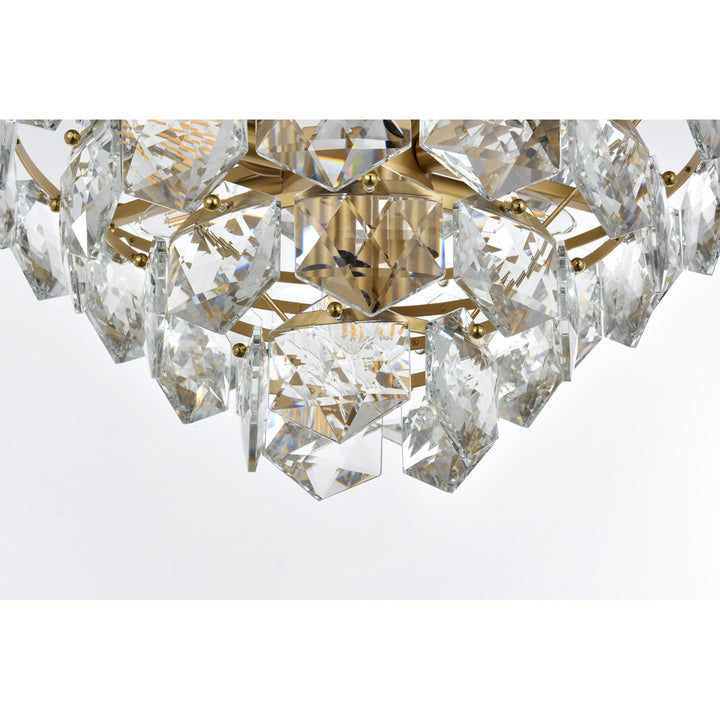 20 Inch Chandelier In Satin Gold