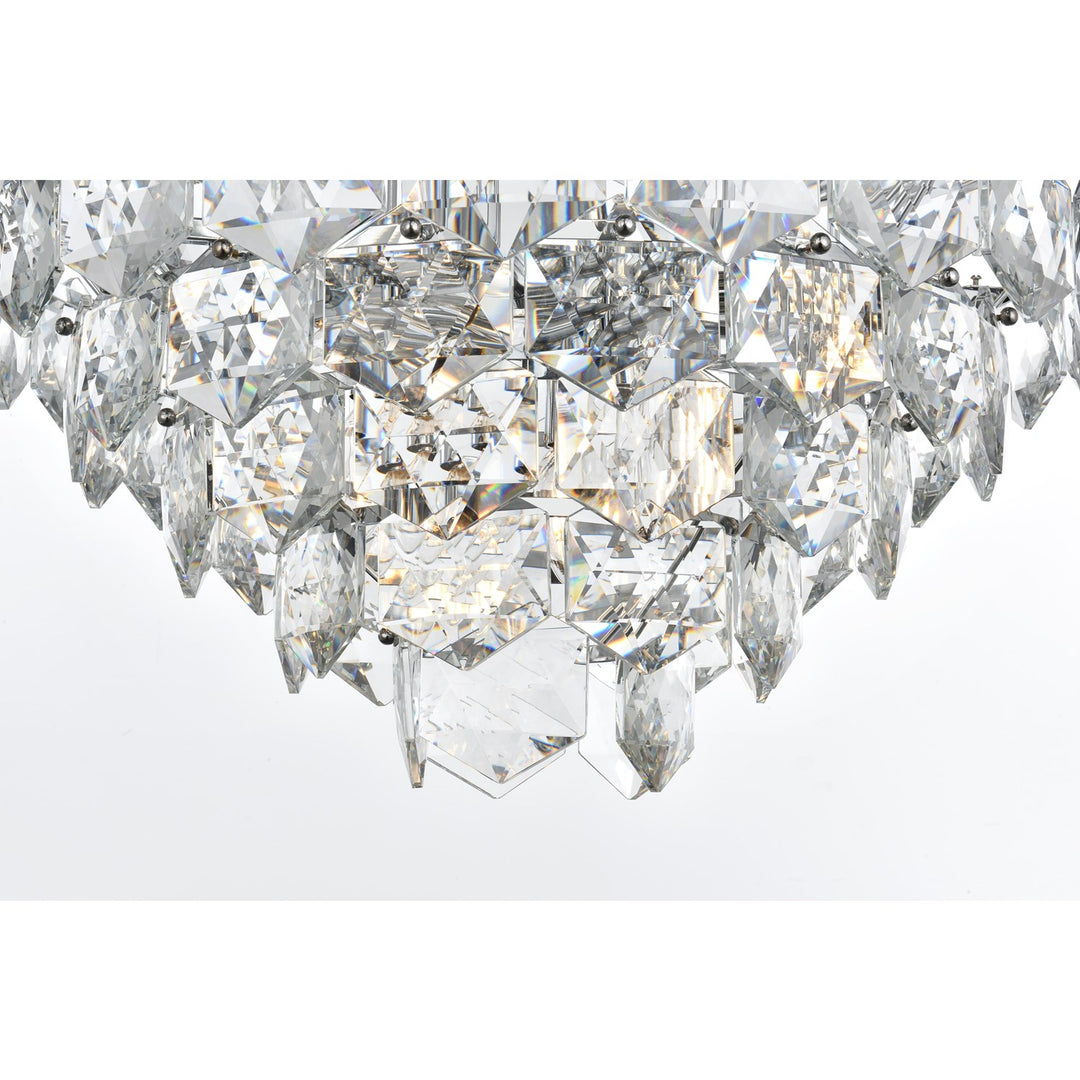 24 Inch Chandelier In Chrome