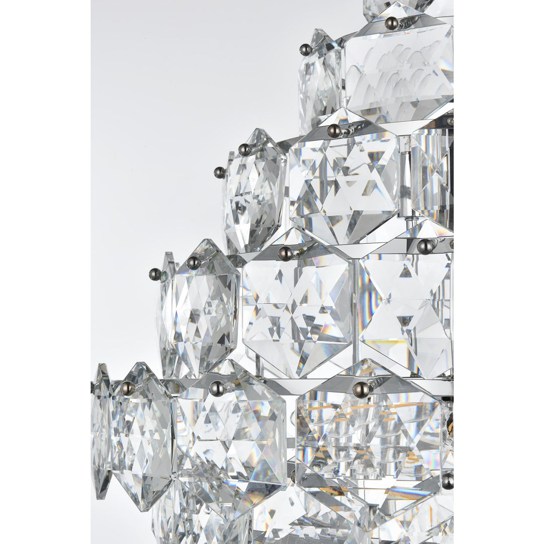 24 Inch Chandelier In Chrome