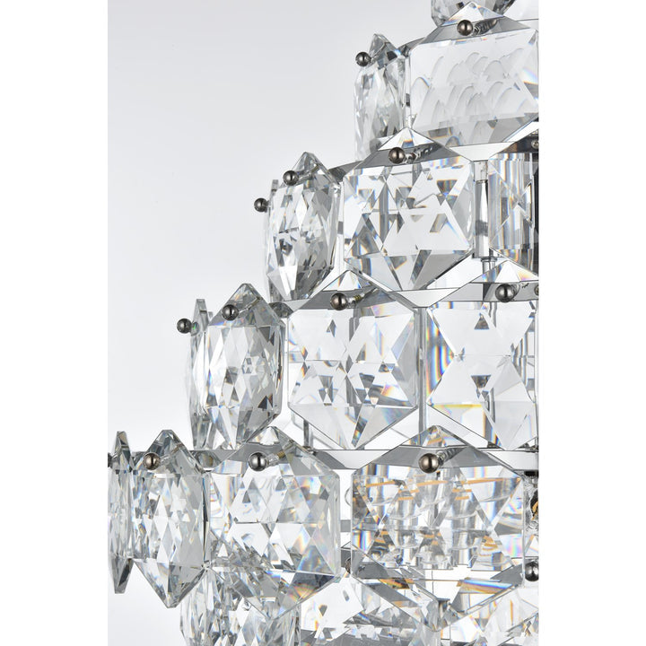 24 Inch Chandelier In Chrome
