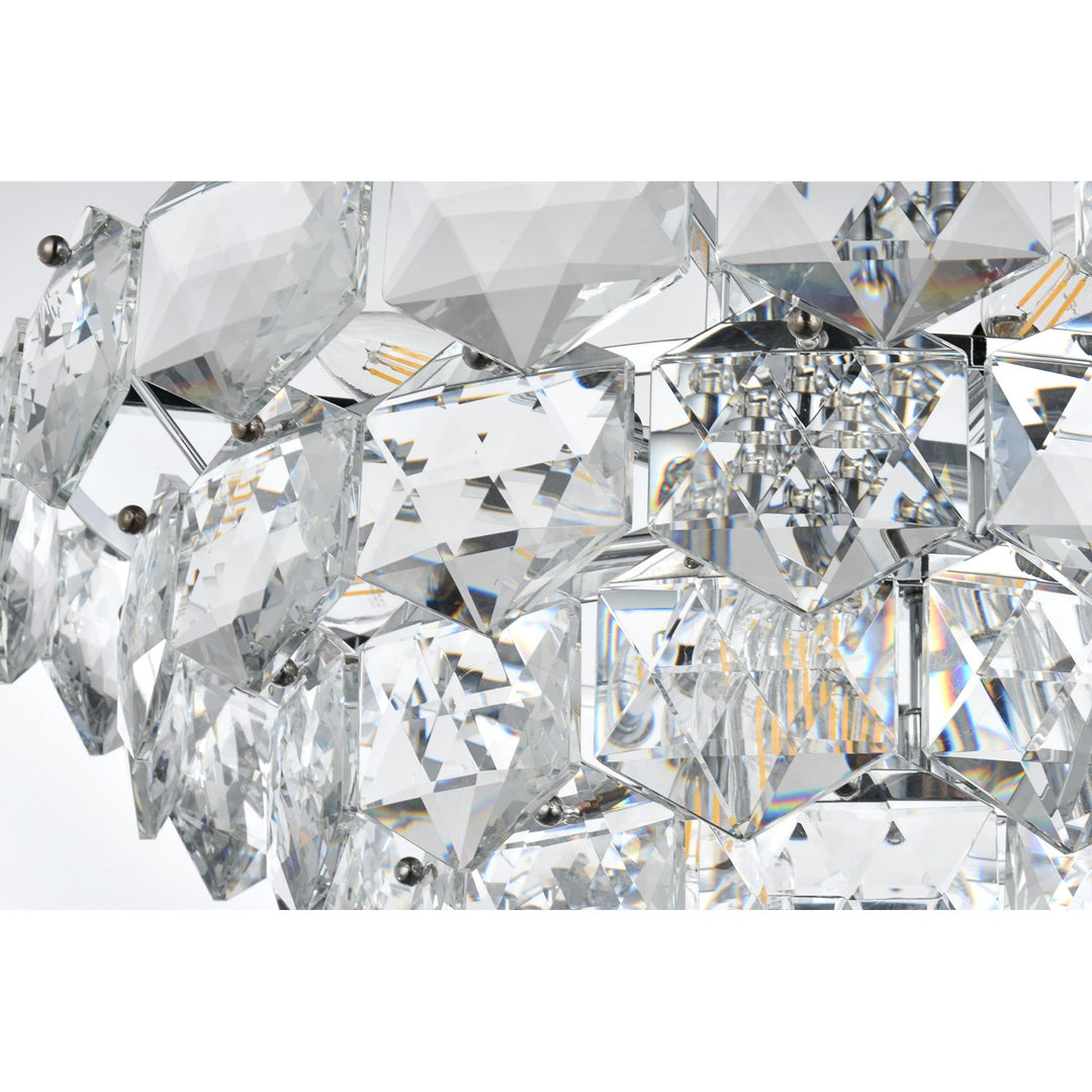 24 Inch Chandelier In Chrome