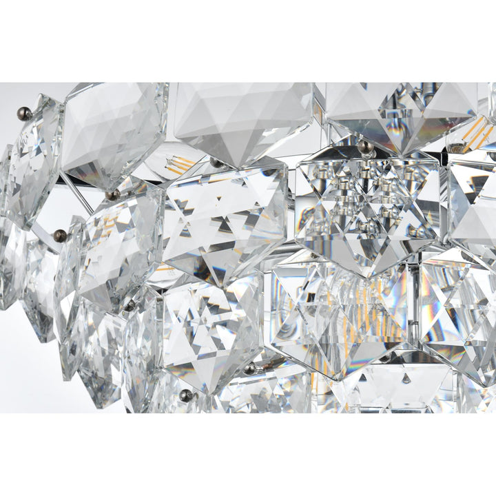 24 Inch Chandelier In Chrome
