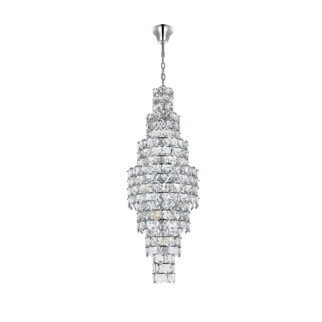 24 Inch Chandelier In Chrome