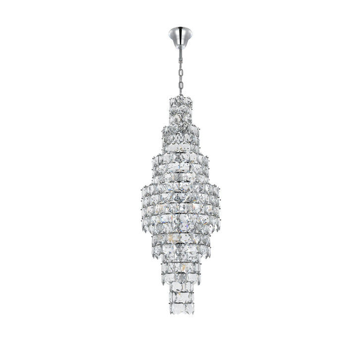 24 Inch Chandelier In Chrome
