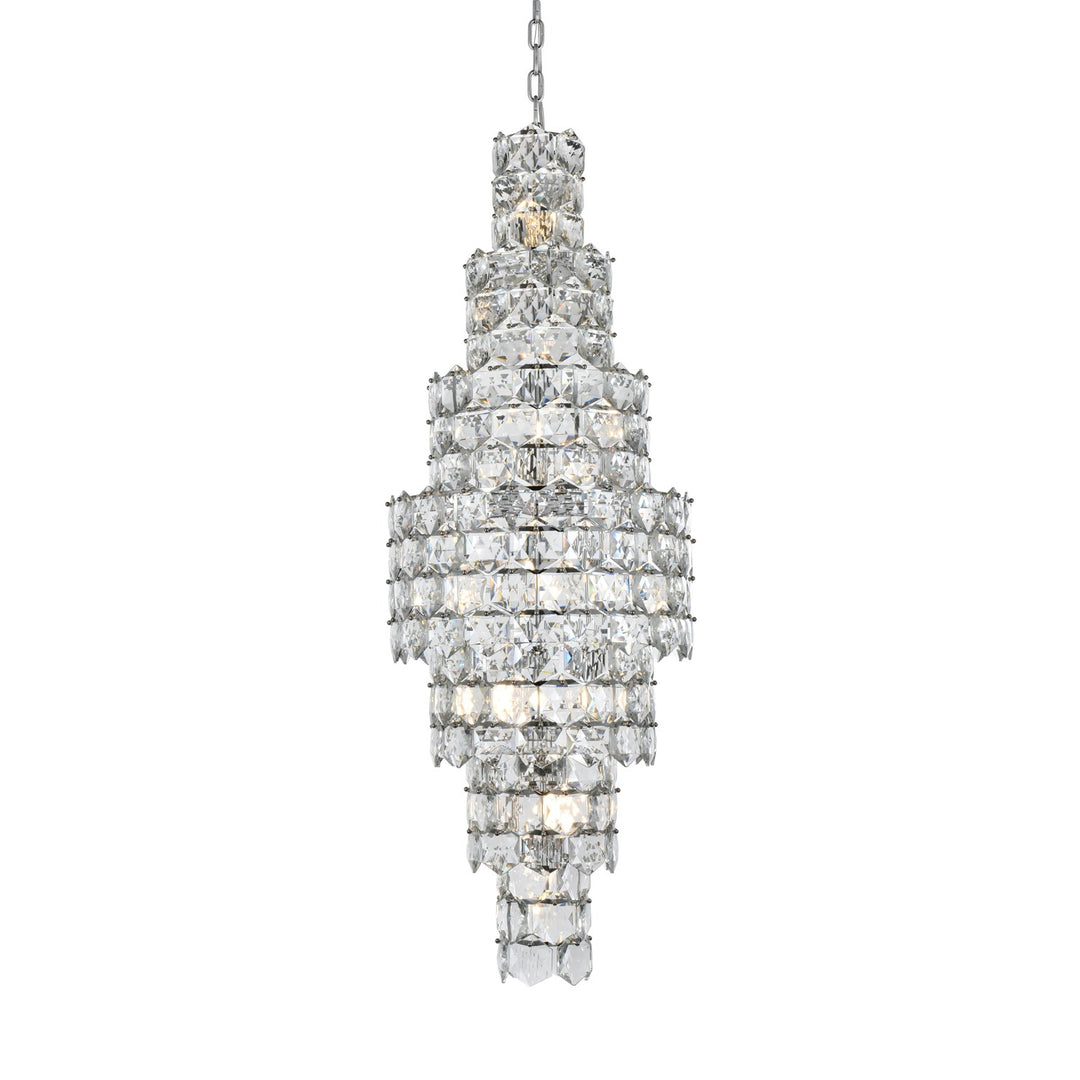 24 Inch Chandelier In Chrome