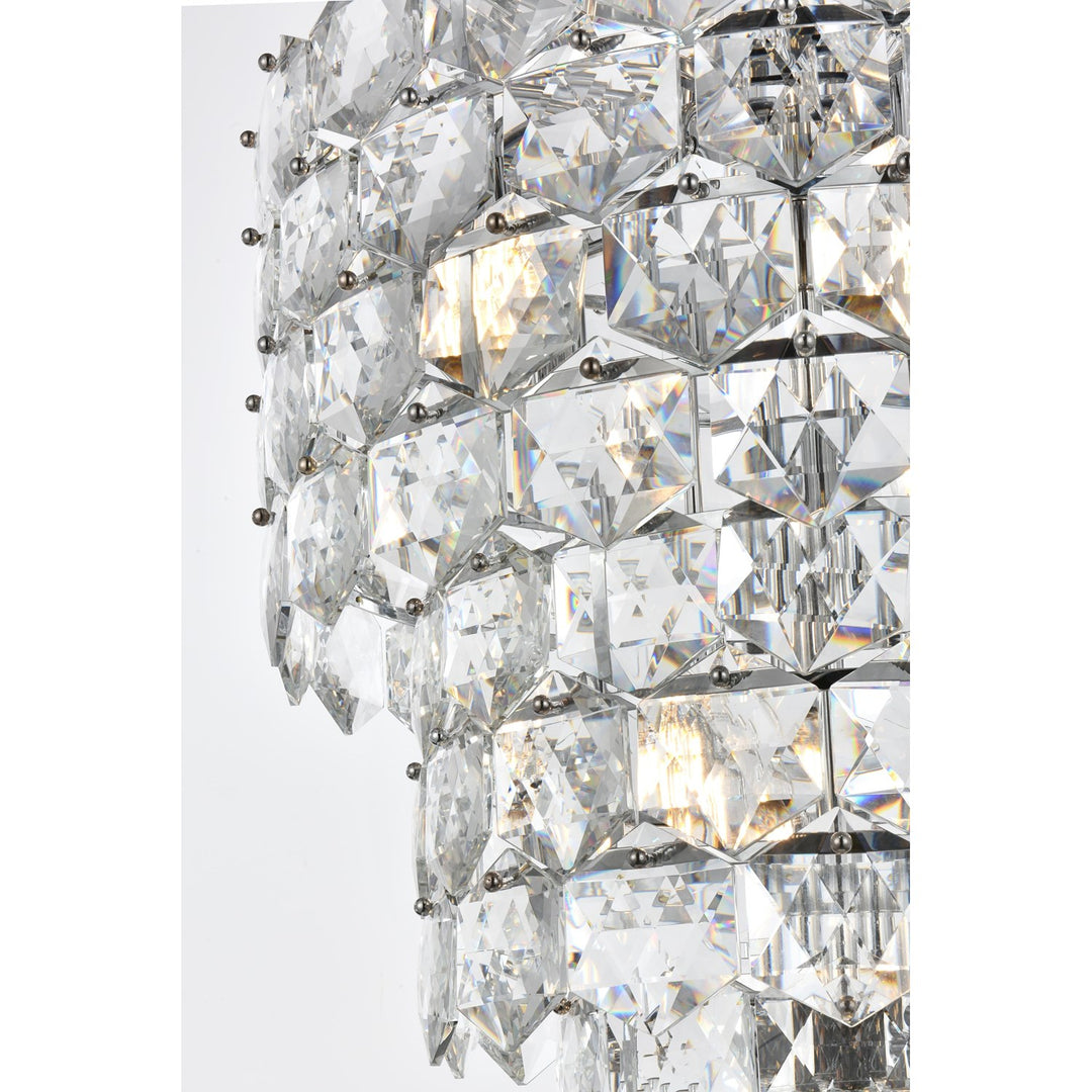 24 Inch Chandelier In Chrome