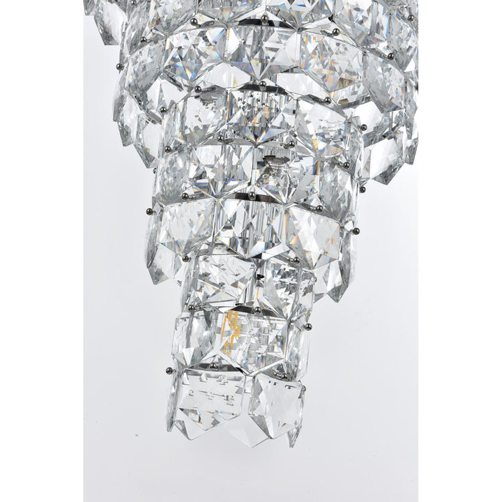 24 Inch Chandelier In Chrome