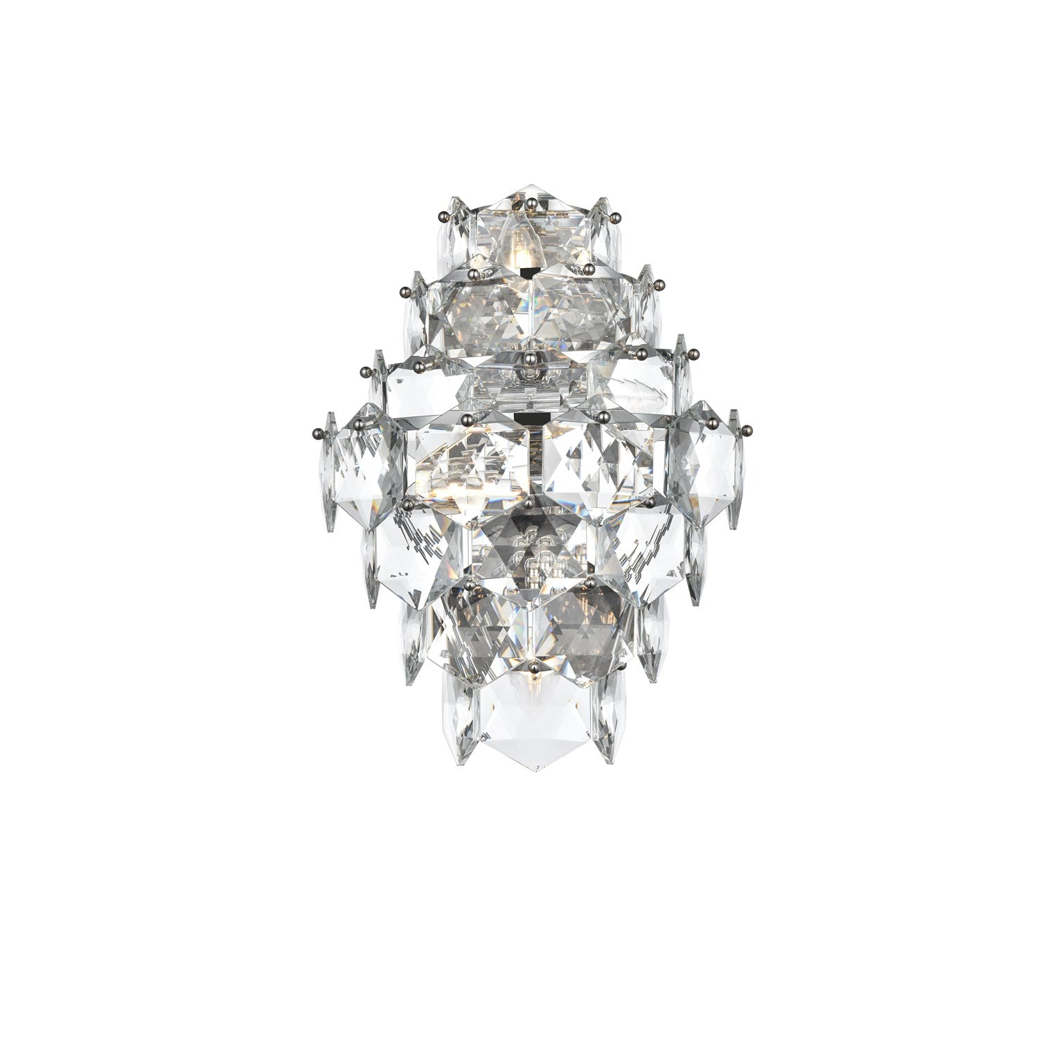 18 Inch Wall Sconce In Chrome by Elegant Lighting