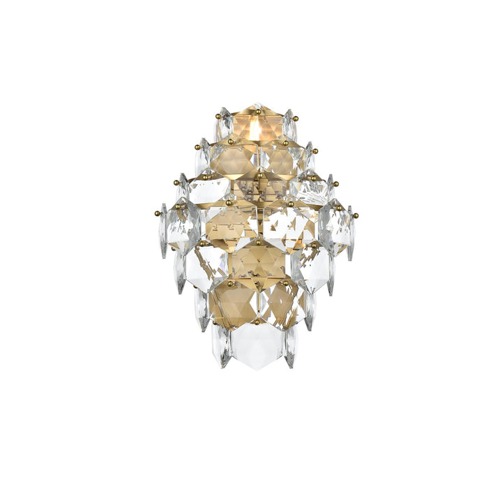 18 Inch Wall Sconce In Satin Gold by Elegant Lighting
