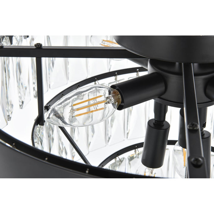 18 Inch Flush Mount In Black